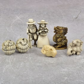 Antique Japanese Carved Netsuke's