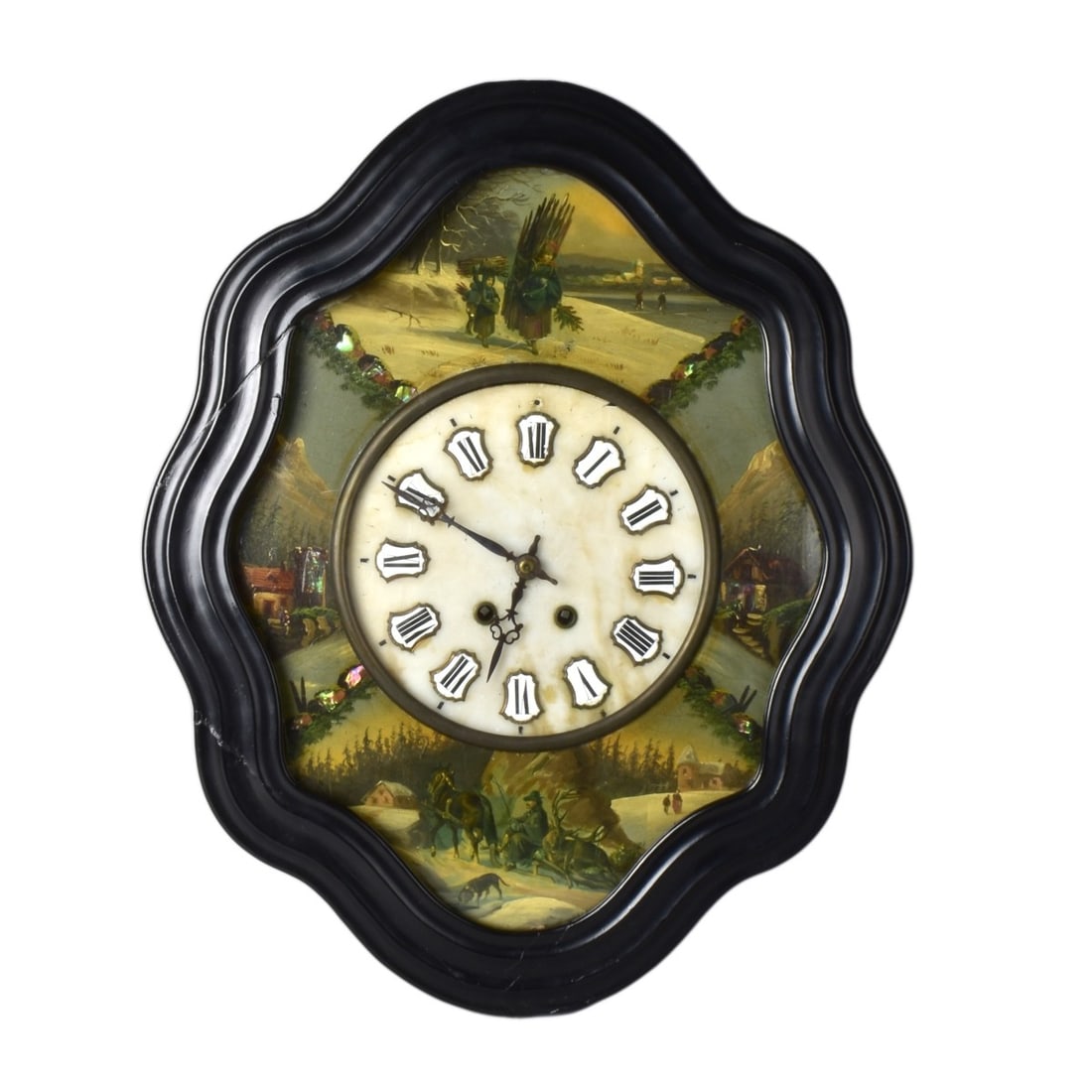 Antique French Wall Clock (1 of 9)
