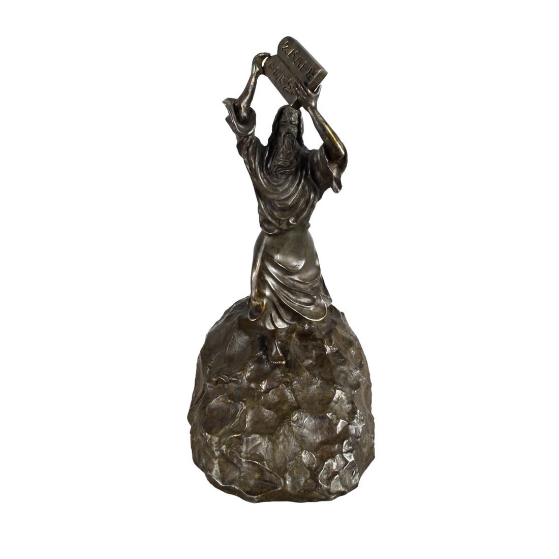 20th C. Hebrew Judaica Bronze Sculpture (1 of 5)