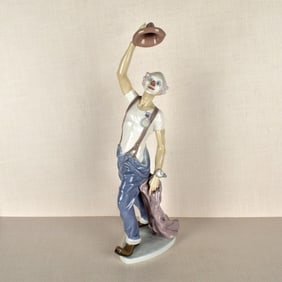 Lladro Standing Clown Figurine
