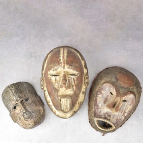 African Carved Wood Masks