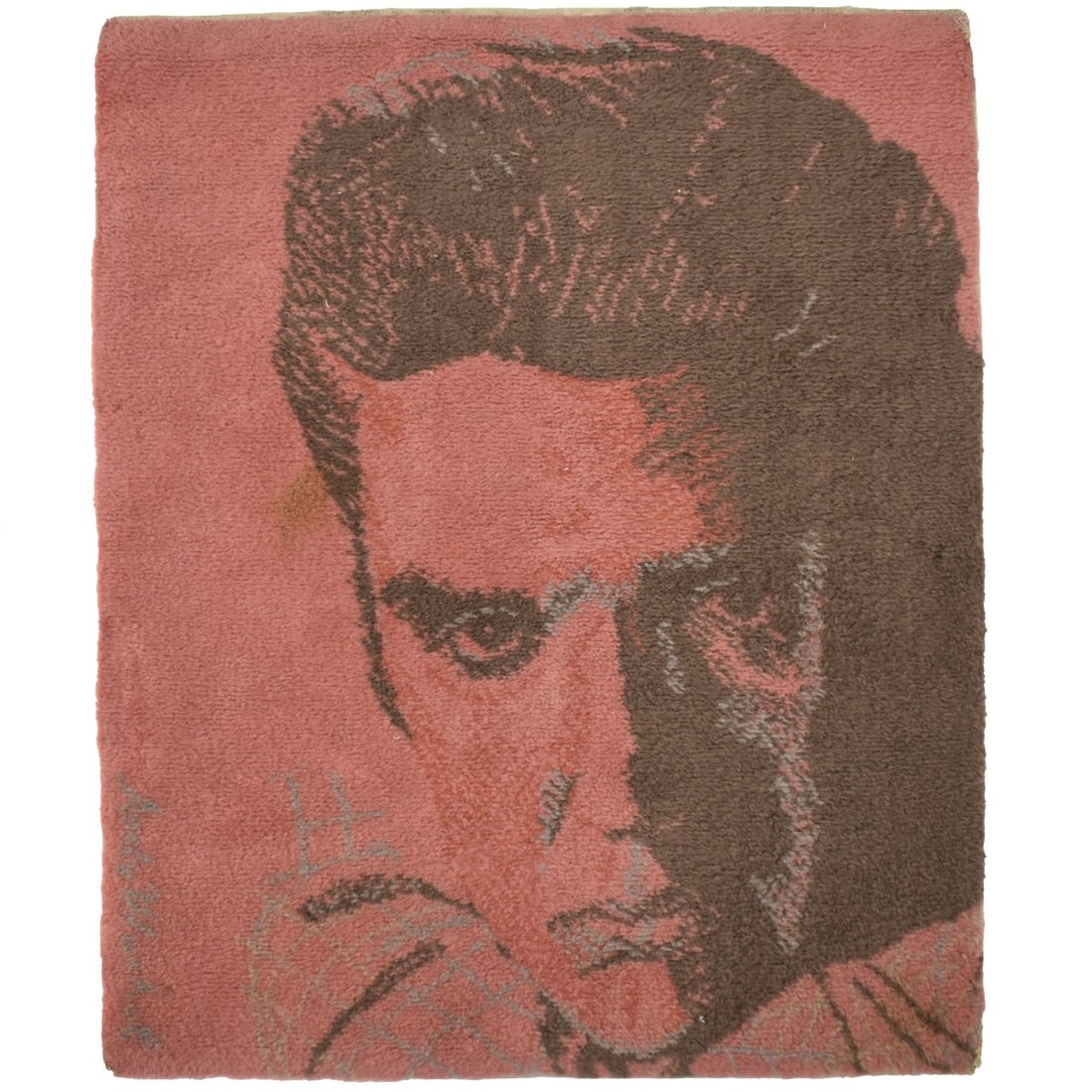 Vintage Andy Warhol "Red Elvis-1962" Rug (1 of 8)