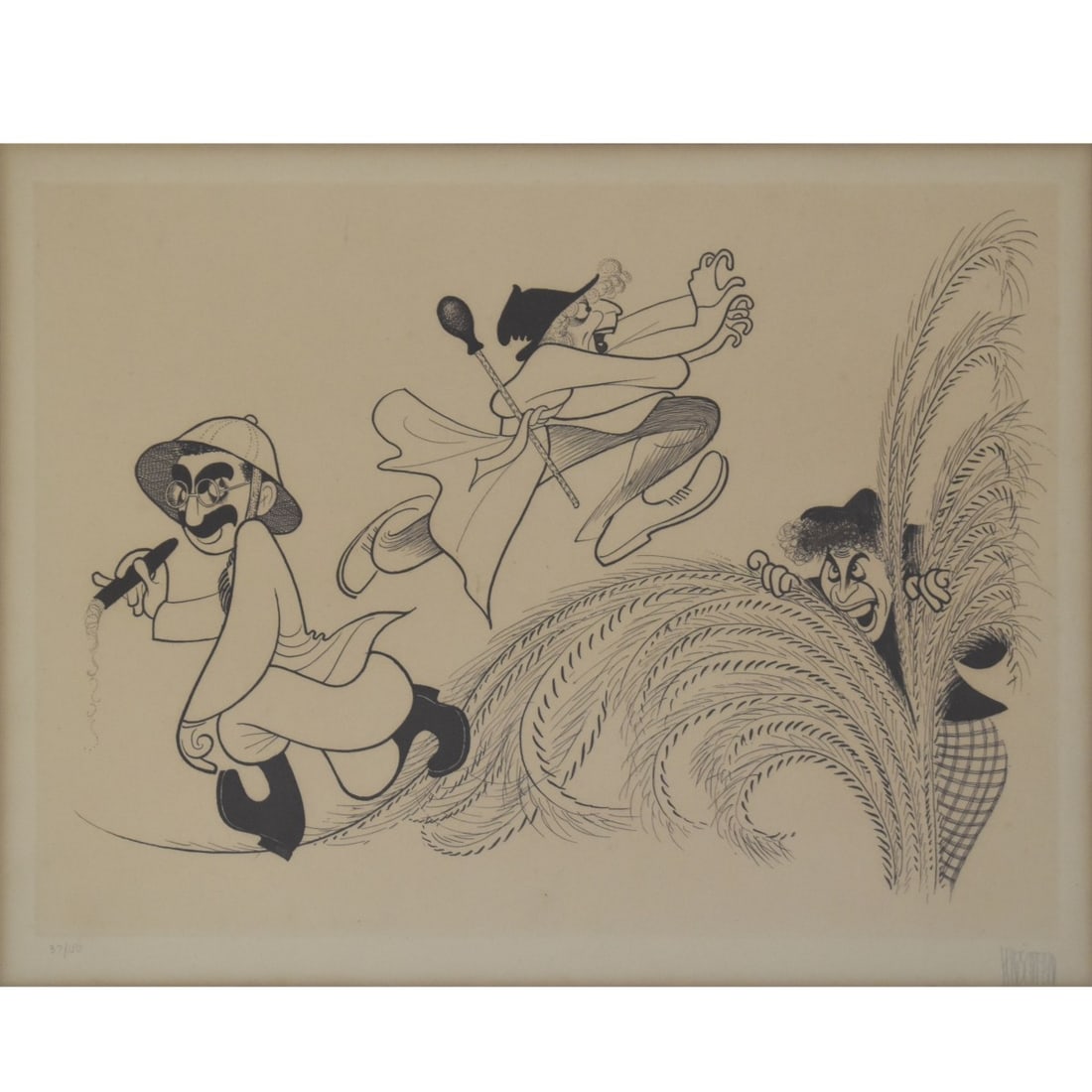 Al Hirschfeld, "Marx Brothers" Etching (1 of 7)