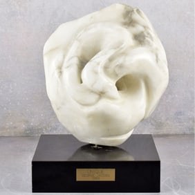 George Jacobs "UNIQUE" Abstract Marble Sculpture