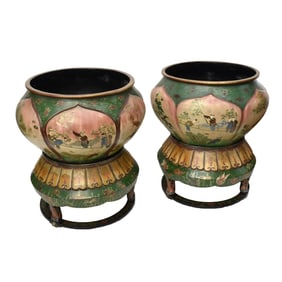 Large Garden Pots with Pedestals