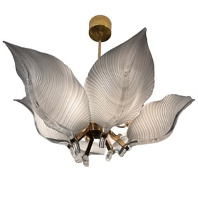 Vintage Murano Style Glass Chandalier