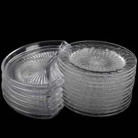 Val St. Lambert Cut Glass Pieces