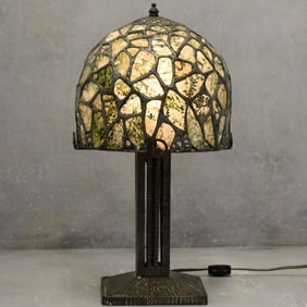 Modern Art Deco Tiffany Style Table Lamp