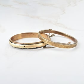 14K Bangle Bracelets