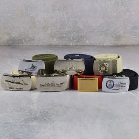 Multicolored Canvas Belts