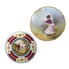 Two Antique Porcelain Tableware