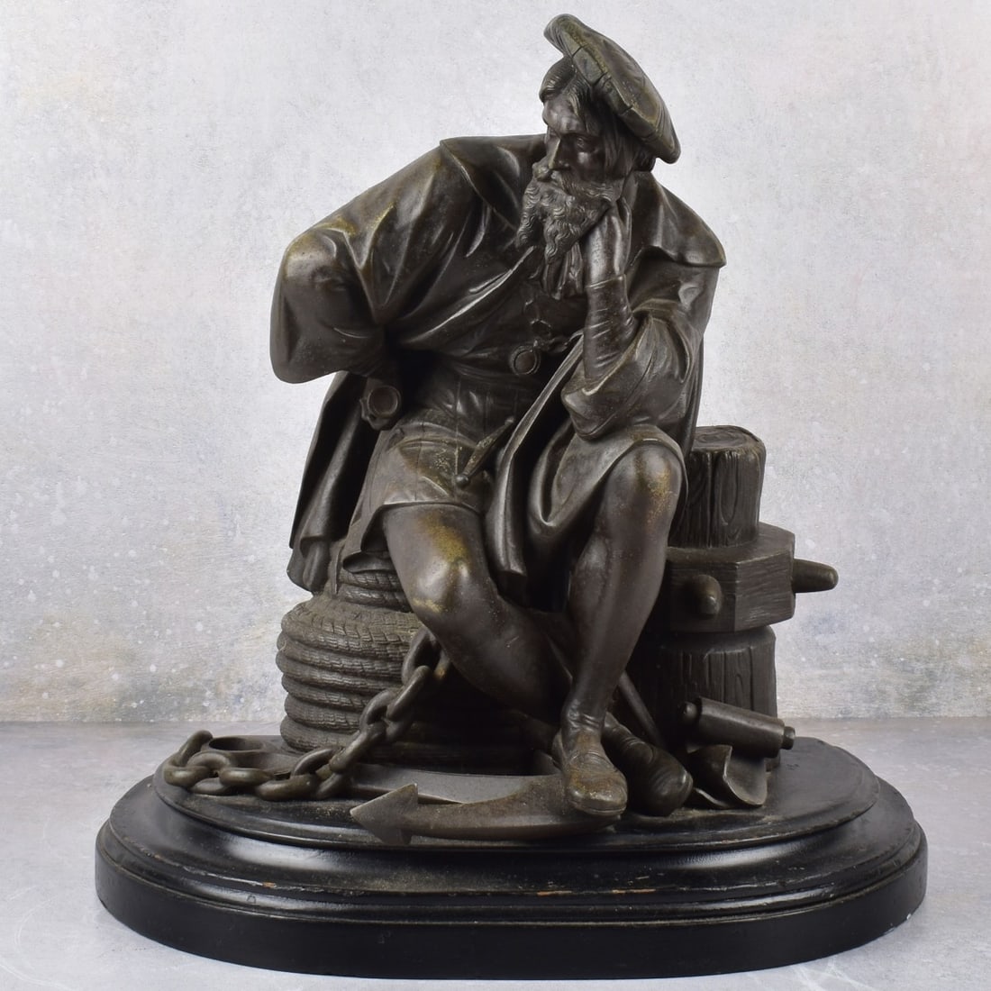 Bronze Figure of Christopher Columbus Sculpture (1 of 7)