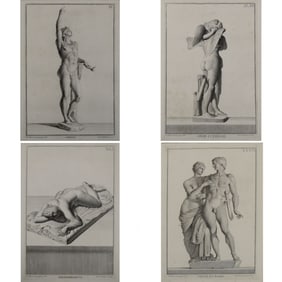 Group of Antique Greek/Roman Etchings