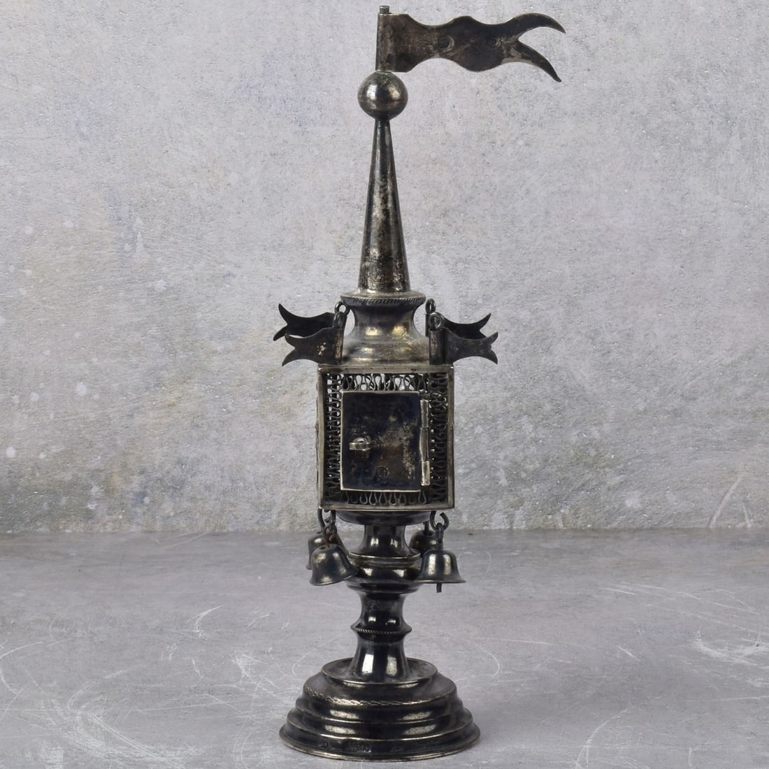 Judaica Russian Silver Jewish Spice Tower (1 of 8)