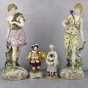 Porcelain Victorian Figurines