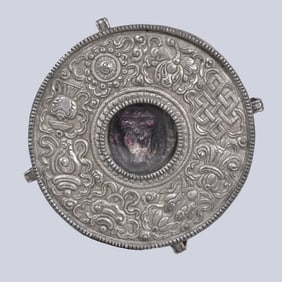 Antique Tibetan Manuscript / Amulet Box