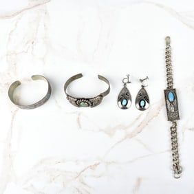 Turquoise and Silver Jewelry