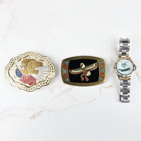 Belt Buckles and Watch