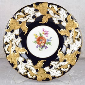 Meissen Porcelain Shallow Bowl