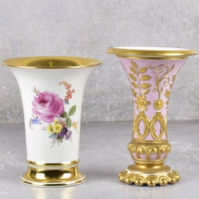 Meissen German Hand Painted Porcelain Pieces