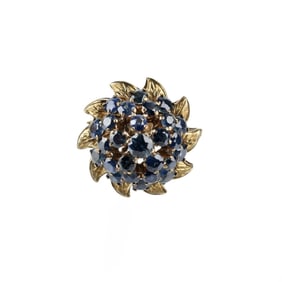 Sapphire and 14K Ring