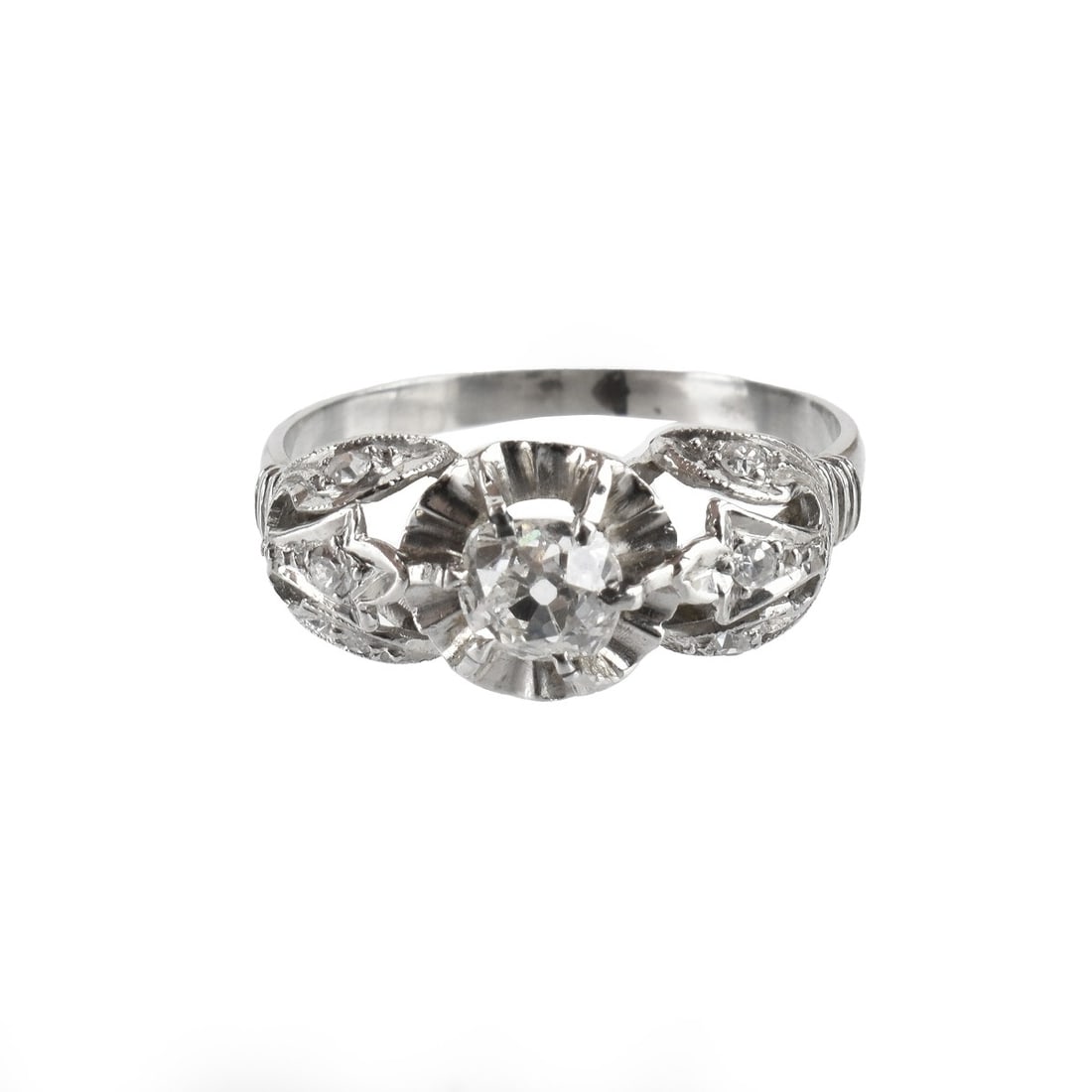 Diamond and Platinum Ring (1 of 4)