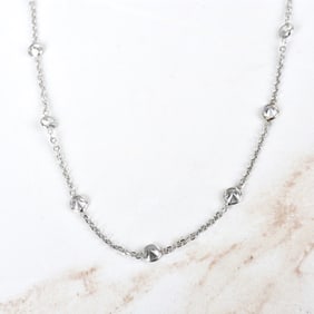 CZ and 14K Necklace