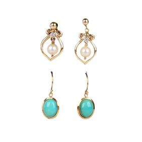 18K &14K Earrings