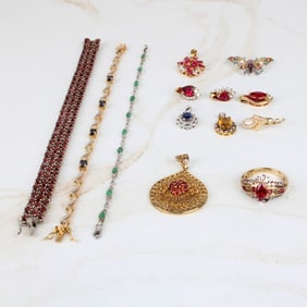 Gemstone and Sterling Silver Jewelry