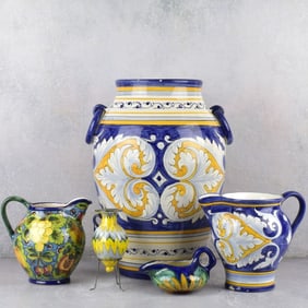 Vintage Collection of Italian Pottery Pieces