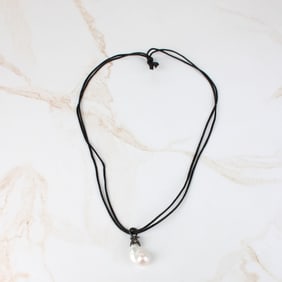Large Baroque Pearl Necklace
