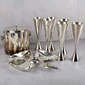 Collection of Silver Plate Service Ware