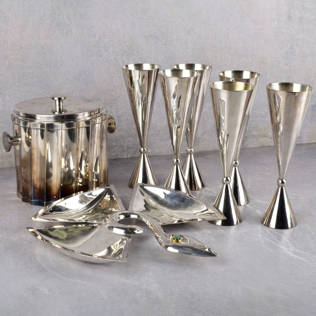 Collection of Silver Plate Service Ware (1 of 9)