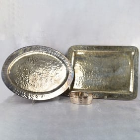 Cassetti Italian Heavy Silver Plate Serving Pieces
