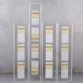 Agam Style Acrylic Encased Art Strips