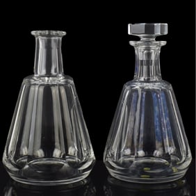 Baccarat French Cut Crystal Wine Decanters& Carafe