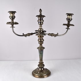 Silver Plated Candelabra
