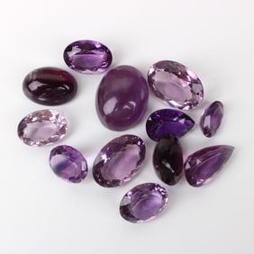 167.3CT TW Amethysts