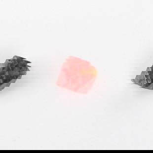 GIA 1.61 Carat Spinel: GIA Certified 1.61 Carat Drilled Rough Natural Red-Orange Spinel. Measures 6.55 x 5.27 x 7.56mm. GIA Report 2195877646 dated 12/14/2018 to accompany this Lot. Condition: As noted in GIA report a metal