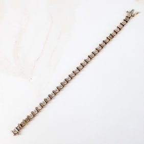 Diamond and 10K Bracelet