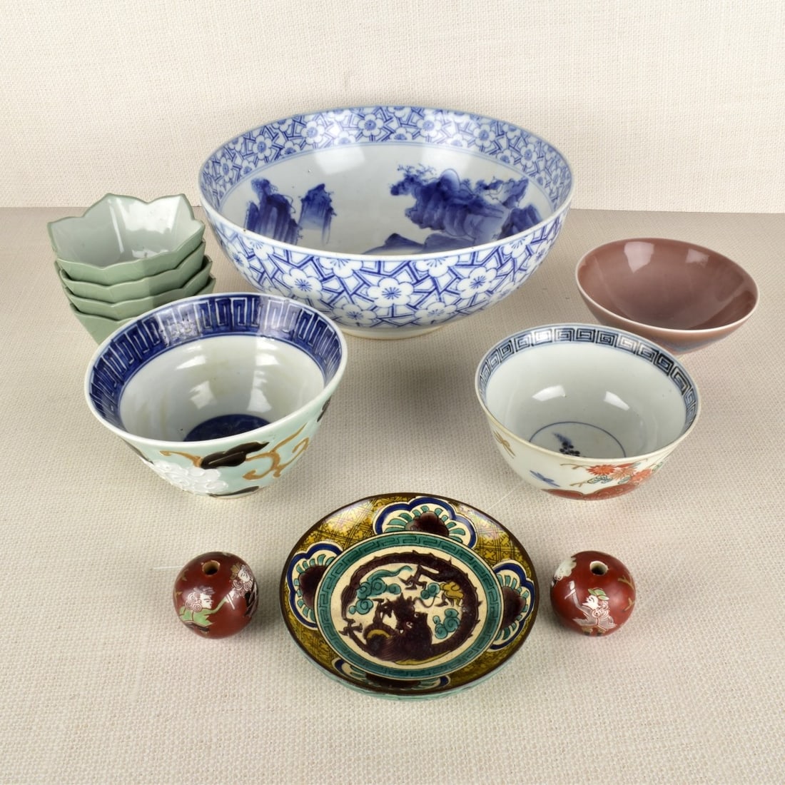 Asian Porcelain Pieces (1 of 4)