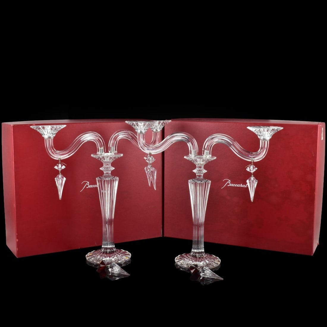Baccarat Crystal "Mille Nuits" Candelabra (1 of 9)