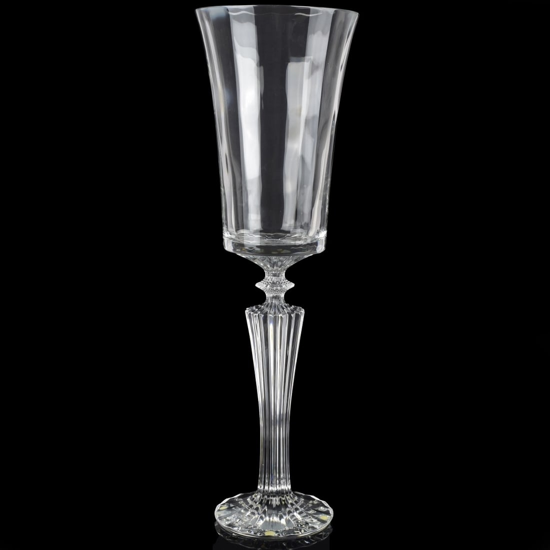 Large Baccarat Crystal "Mille Nuits" Vase (1 of 9)