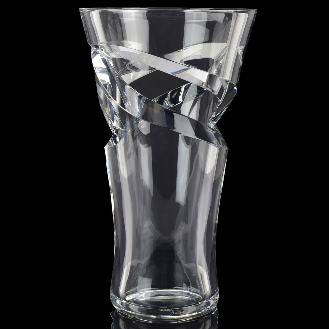 Large Baccarat Crystal "Mille Nuits" Vase (1 of 9)