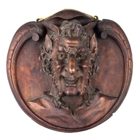 Antique Wall Hanging Sculpture
