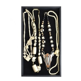 African Carved Beaded Necklaces