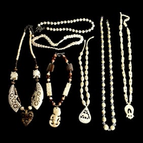 Grouping of Beaded Necklaces