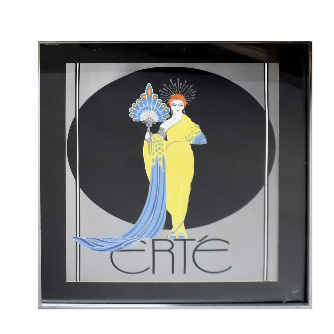 Erte (Russian/French 1892-1990) Poster: Erte (Russian/French 1892-1990) Poster, Athena. Unsigned. Measures sight 24-1/2" H 18-1/2" W. Frame 30-1/4" H x 24-1/4" W. Kodner Galleries offers phone and absentee bidding at a low, flat 21% buyer��