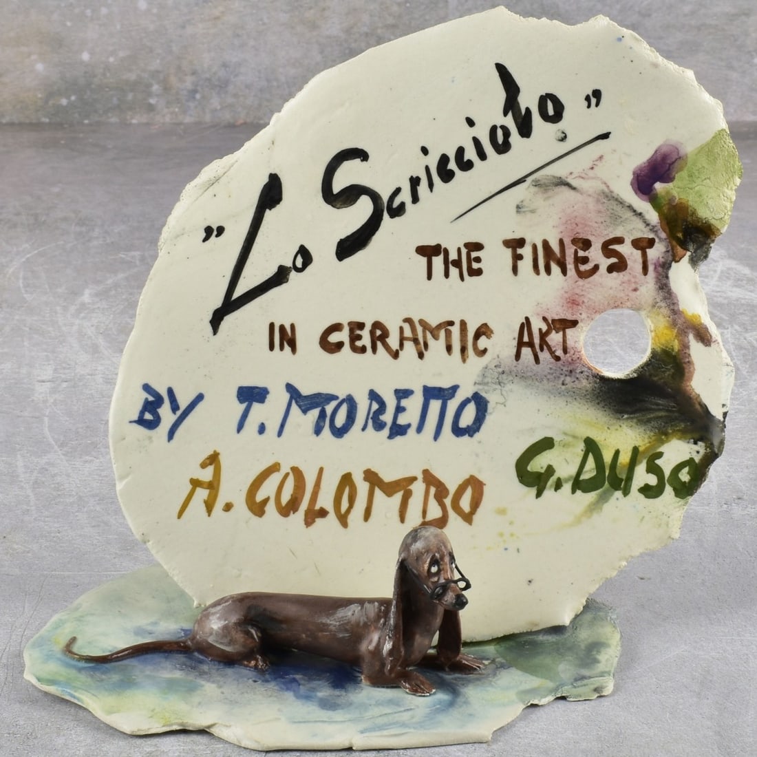 Lo Scricciolo Italy Ceramics Sign (1 of 8)