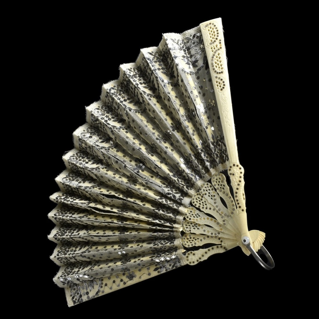 Antique Victorian Folding Fan (1 of 3)